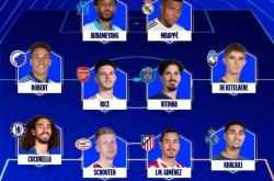 欧冠最(zuì)佳阵容(róng)：姆巴佩大四喜領(lǐng)锋线 全胜赖斯坐镇中场