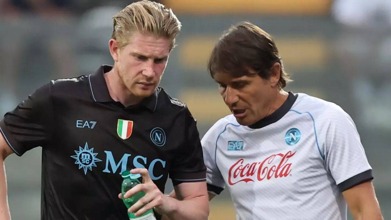 误会解除!德布劳内欧冠助攻双响 赛后亲承与孔蒂没有矛盾