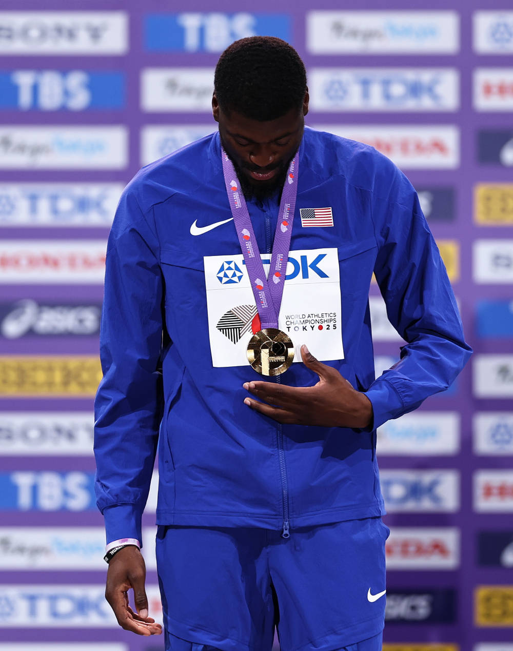 男子110米栏颁奖仪式