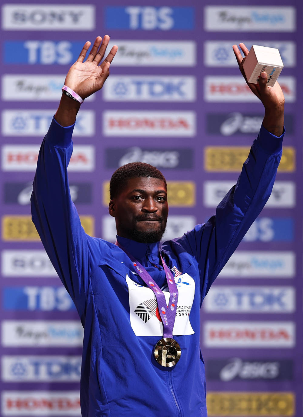 男子110米栏颁奖仪式