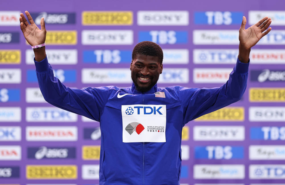 男子110米栏颁奖仪式