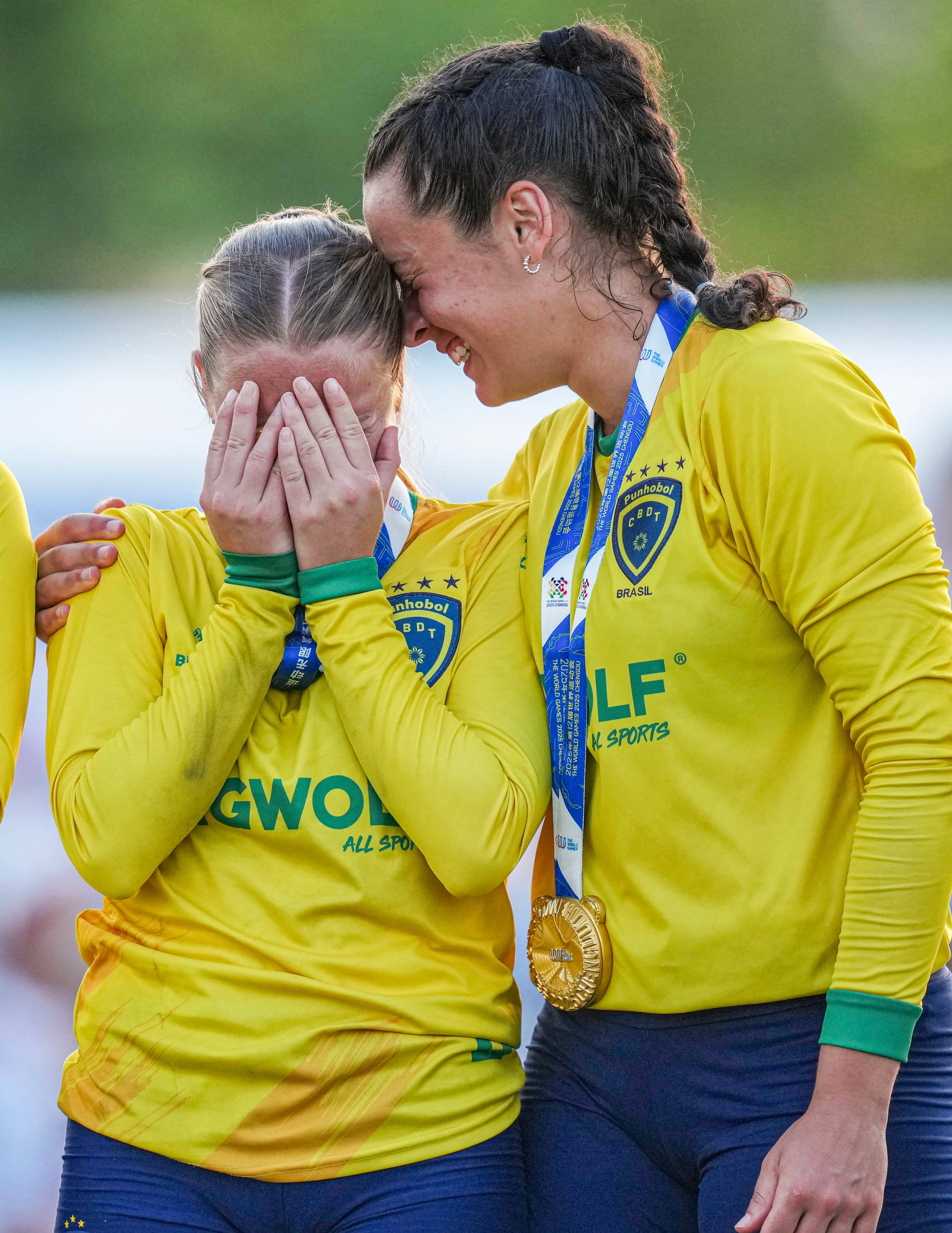 (成都世运会)浮士德球——女子颁奖仪式举行