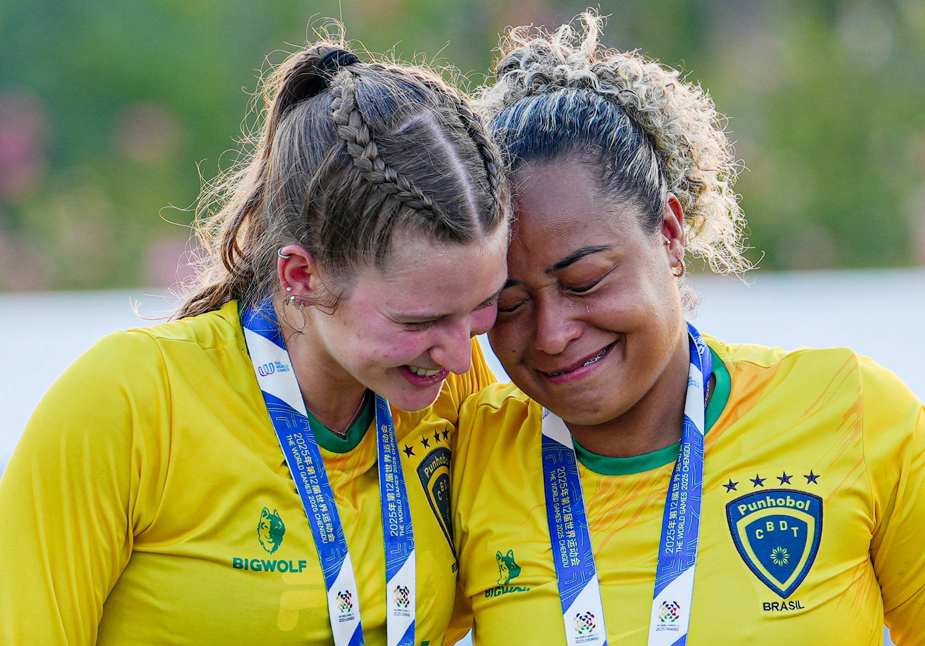 (成都世运会)浮士德球——女子颁奖仪式举行