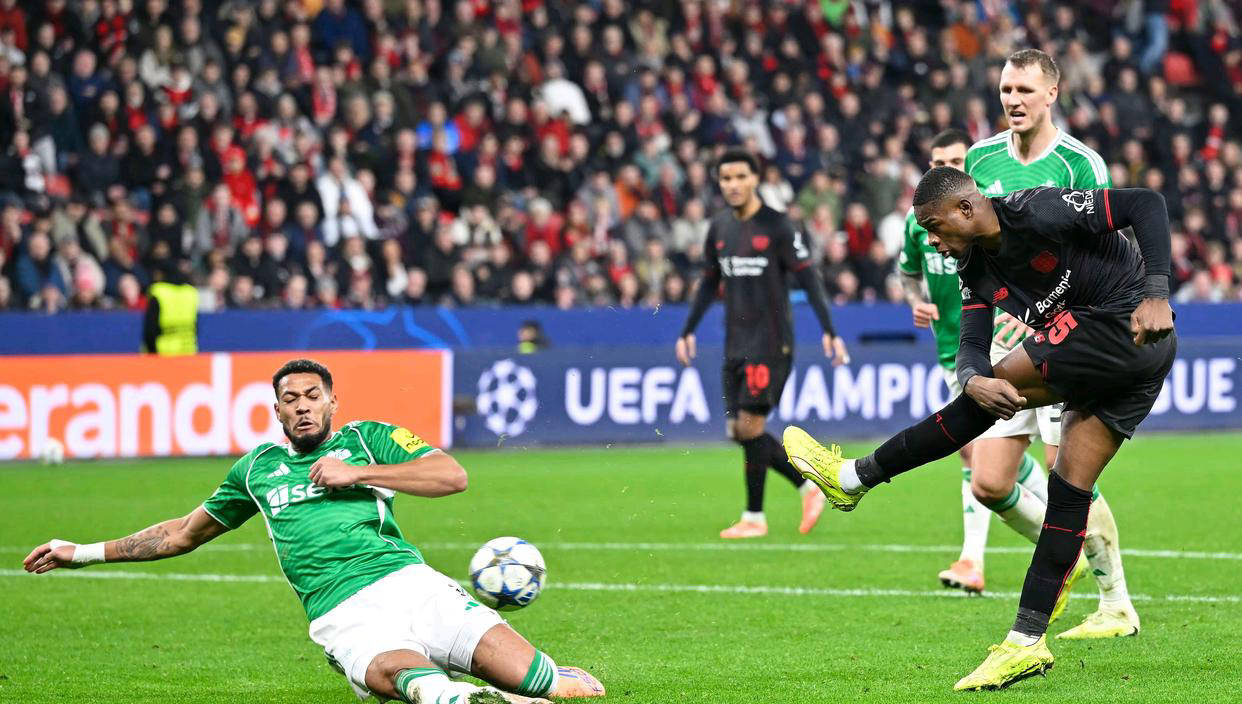 欧洲冠军联赛第6轮焦点战：勒沃库森主场2-2战平纽卡斯尔联