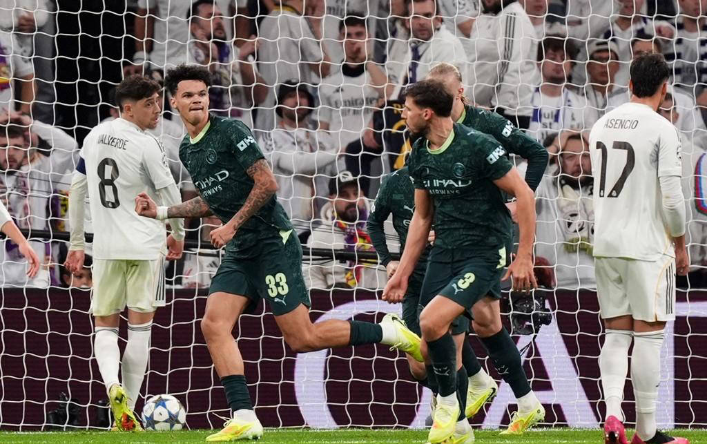 欧冠逆转惊现!英超冠军曼城攻破伯纳乌,欧冠之王皇马失利