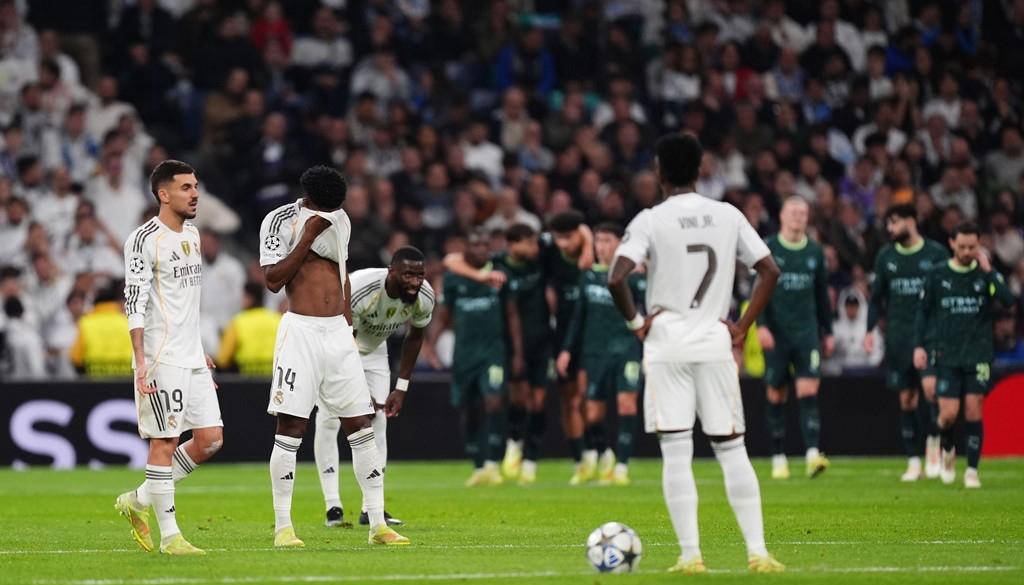 欧冠逆转惊现!英超冠军曼城攻破伯纳乌,欧冠之王皇马失利