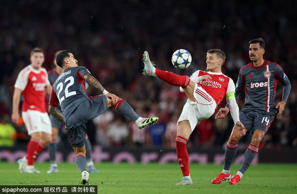 欧冠-马丁内利破门萨卡建功 加布里埃尔伤退阿森纳2-0迎2连胜