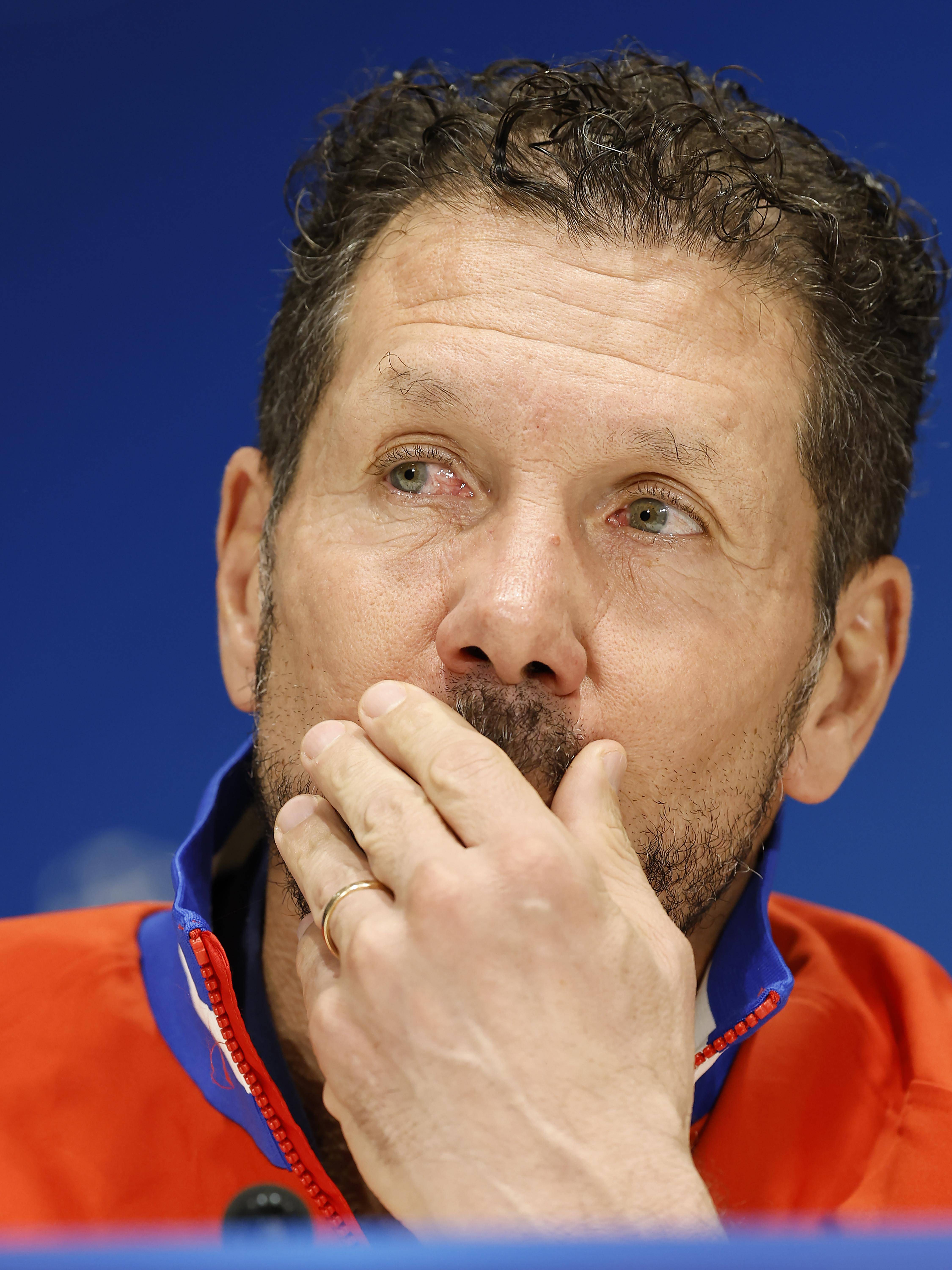 (外代二线)足球——欧冠联赛:马竞赛前备战