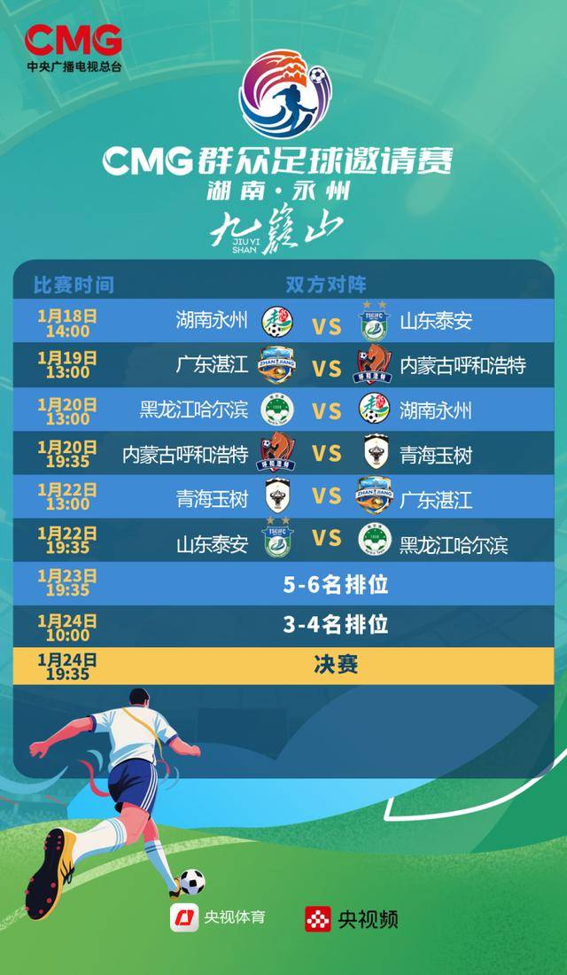 贺炜徐阳现场解说揭幕战,2026CMG群众足球邀请赛赛程敲定